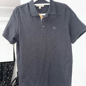 Burberry Black Polo Shirt